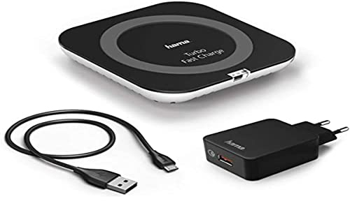 Hama 183217 Kabelloses Schnellladeg, Schwarz