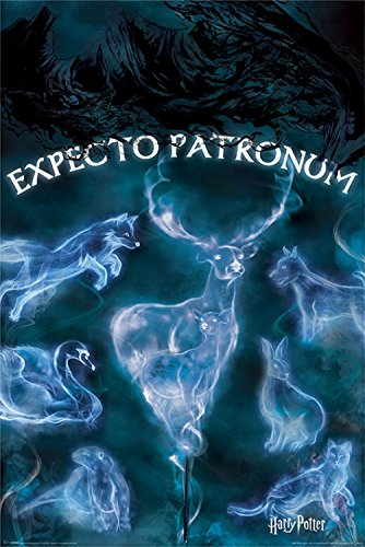 Harry Potter Poster Expecto Patronum, Patronus Tiere Plakat | Bild 91x61 cm