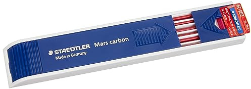 STAEDTLER Farb-Zeichenmine Mars Lumochrom, Farbe Karmin, 2 mm, für Fallminenstifte, 204-29