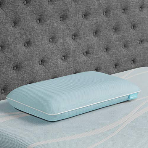 TEMPUR-ProForm + Cooling ProLo Pillow, Memory Foam, Queen, 5-Year Limited Warranty, Weiß