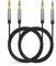MaGeek Cable Jack 3.5 mm, (3,0 metros, Pack de 2) Cable de Audio Estéreo Macho Macho para Auriculares, iPhone,iPod, iPad, Car audio, Home Stereo y más. (Negro)