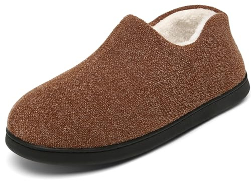 Mishansha Hombre Mujer Zapatillas de casa Invierno Pantuflas Cálidas Antideslizantes Tallas 36-49 EU