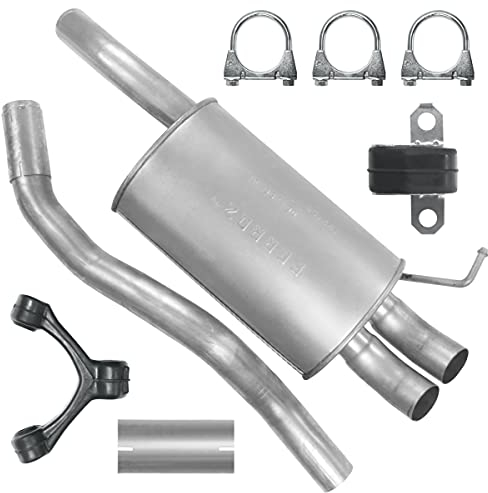 Adamot Endschalldämpfer Auspuff Endtopf für VW Transporter T5 V 1.9 TDI
