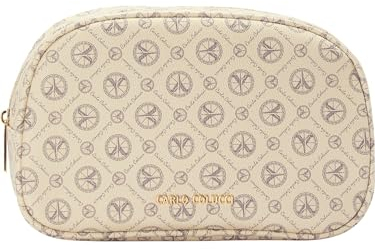 Carlo Colucci Kosmetiktasche, oval Creme OS