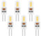 Caldarax 6 Pack Ampoule G4 LED 2W, AC/DC 12V, Équivalent 20W Lampes Halogène, Blanc Neutre 4000K, 200LM, G4 Ampoule à Économie D'énergie, pour Lustre de Hotte Aspirante, Non Dimmable