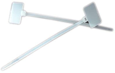 100 unids Zip Ties escribir en Ethernet RJ45 RJ12 cable de alimentación etiqueta etiqueta etiquetas