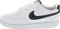 Nike Herren Court Vision Low Next Nature Sneaker, Weiße Mitternacht Marine, 44 EU