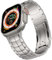Bandsie Correa de Titanio Compatible con Apple Watch 41mm 40mm 38mm, Premium Grade 2 Titanium Metal Band con Hebilla de Acero Inoxidable para iWatch SE/Series 9 8 7 6 5 4 3 2 1, Tank Tread