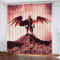GIOVIA 3D Drachen Vorhänge Abdunkelnde Retro Drache Kindervorhänge Vorhang mit ösen 2er Set Gardinen Blickdicht Verdunkelungs für Kinderzimmer Schlafzimmer Wohnzimmer B 110 X H 95 cm