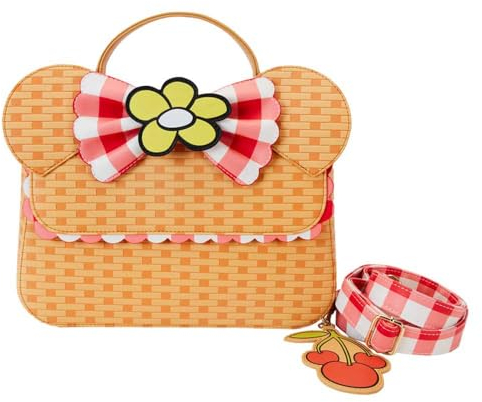 Minnie & Mickey Loungefly - Minnie Picnic Basketball Damen Handtasche Mehrfarbig PU