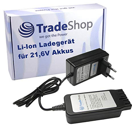 Trade-Shop Chargeur Li-ION 21,6 V Compatible avec Hilti B22/3.0, B22/5.2, B22/8.0, 426176, 2018498, 2136393, 2136395, 2183185, BX 3-BTG 02, SSH 6-A22