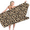 BDQYLOUJ Badetuch Mit Leopardenmuster, Leopardenmuster Strandtuch, Sommer Strandtücher Schnelltrocknend Sand Proof Saugfähig Handtücher Für Kinder Und Erwachsene, 75 * 150cm
