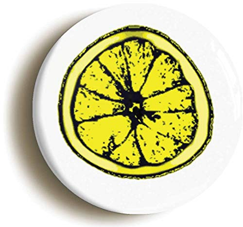 Lemon Slice Logo Fridge Magnet (Circular 2inch / 50mm Diameter)