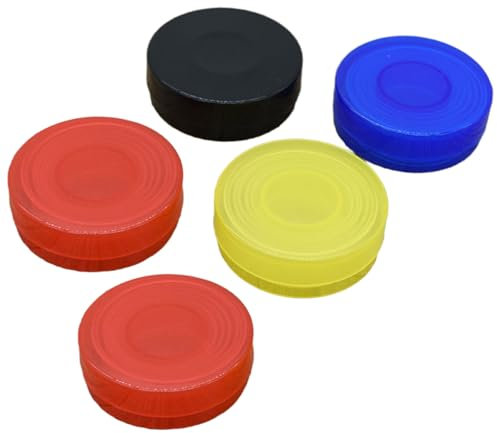 LUCKGONI Lot de 5 gobelets pliables en plastique compact réutilisable de qualité alimentaire avec couvercles