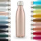 Blumtal® Botella Térmica Charles - Acero Inoxidable 350 ml Sin BPA - Aislada - Metal Rosa