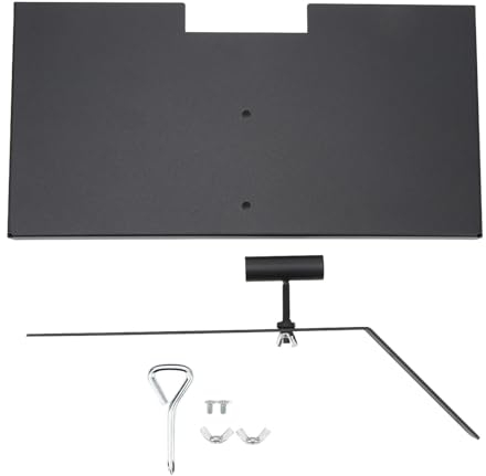 ChengyuWei Soporte de Metal para decoración de Cementerio, Soporte para Marcador de tumbas para Placa Conmemorativa, Soporte de Piedras conmemorativas de Hierro Resistente