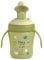 Suavinex, Vaso Aprendizaje Bebé con Boquilla Rígida Antidesgarro, Biberón con Asas, Tapa Protectora Abatible, Vaso Antiderrame, 200 ml, Bébés +6 Meses, Apto Lavavajillas, Bears Verde