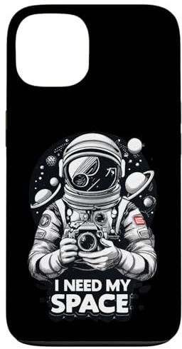 Astronaut als Fotograf mit Kamera, i need my space, lustig Hülle für iPhone 13