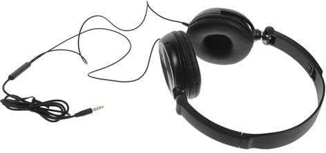 Operitacx Headphones Microphone Lightweight Foldable over Ear Headphones Bass and Volume Control for Smartphones Pc Laptop Tablet for Gaming and Music