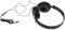 Operitacx Over Ear Headphones with Microphone Lightweight Foldable Design Volume Control for Smartphones and Tablets Black
