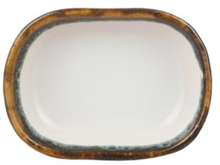 KASANOVA Piatto portata ovale 16x8 cm effetto acqua Ocean