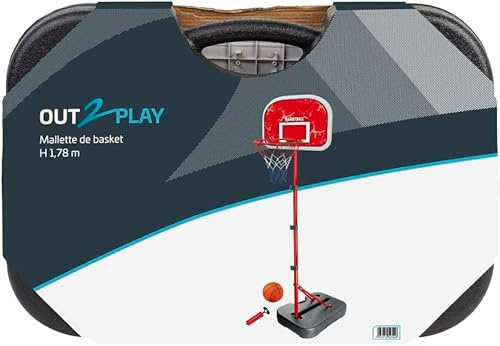 WDK Partner Panier de Basket Portable 178 cm Mixte, Multicouleur, Medium