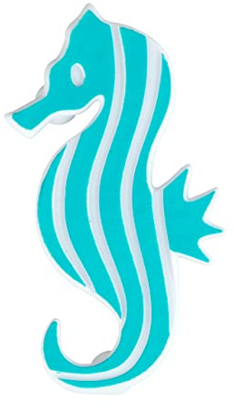 WENKO Anti-Rutsch-Sticker Seepferdchen, Grün, 0 x 12.5 x 7 cm, 23064100