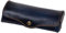 MIKA 28063107 - Brillenetui groß aus Echt Sattel-Leder Blau, Etui für Brillen und Sehhilfen, Brillenbox für Damen und Herren, blaue Brillenaufbewahrung, Sonnenbrillenetui ca.16 x 8 x 3 cm