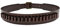 TOURBON Herren Jagd Ledergürtel Einstellbare Bandolier Pistole .45 Patrone Gürtel - Braun