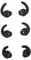 3 Pairs Ear Hooks Cover Silicone Antislip Earbuds Tips Universal Bluetooth Earbuds Cover for Sports Bluetooth Headset Earphone S/M/L