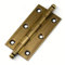 Decorative Antique Brass Cabinet Hinges Small Kitchen Cupboard Door Butt Hinges 2.5inch 4Pack (4,2.5inch)