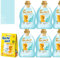 10tlg. STUDIO.MUNET Set: 6x750ml Kuschelweich Weichspüler Premium Finesse mit Argan-Öl 150WL + 1 x Kuschelweich Duftsäckchen Box + 3tlg. Einkauf-Set in Gelb von STUDIO.MUNET