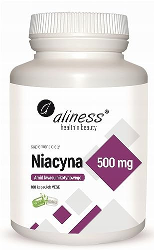 Niacin Nikotinsäureamid Vitamin B3 500 mg 100 Kapseln Aliness