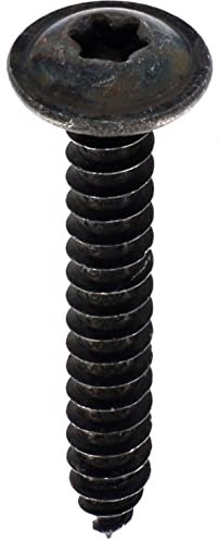 Vis à Tôle Tête Ronde Large RLX Torx, 4.8mm x 32mm, NFE 25-655, Zinc Noir, Lot de 15