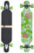 Flex3 bis 68kg - Camber Longboard (Flex3 bis 68kg, Hawaii Blume - Ahornholz)