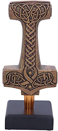 Nemesis Now Hammer von Thor, 20,8 cm, goldfarben