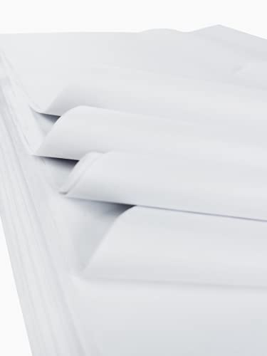Grandes feuilles de papier de soie blanc sans acide, parfaites pour l'emballage cadeau, le stockage, l'emballage, l'art et l'artisanat en vrac, l'archivage, le déchiquetage, 70 x 50 cm