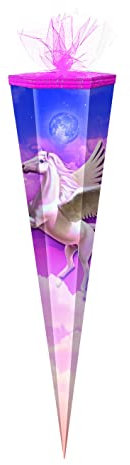 Schultüte / Zuckertüte / 85cm / eckig / Pegasus