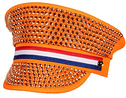 Boland 61887 - Mütze Niederlande, Unisex, Erwachsene, EM, WM, Fanartikel, Karneval, Mottoparty