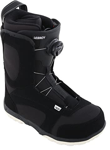 HEAD Snowboardstiefel Legacy BOA Boot 2023, Schwarz, Unisex, Erwachsene, Herren, Erfahrene Snowboarder, Snowboard Boot, BOA Lacing System, 44