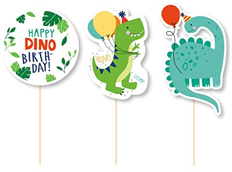 DINOMITE ROAR CAKE TOPPER