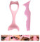 Yolistar Silikon Eyeliner Schablone, 2 stück Eyeliner Schablone für Anfänger, Wiederverwendbare Multifunktionale Lippenstift Eyeliner Hilfsartefakt, Silikon-Eyeliner-Schablonen, Make-Up-Werkzeug
