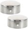 OSALADI 2pcs Outdoor Decoration Trim Metal Decor Handrail End Caps Wooden Handrail End Caps Against The Wall Armrest Elbow Decorate