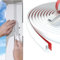 Türdichtung Dichtungsband Selbstklebend,Fensterdichtung Haustür Dichtung Dichtband,Gummidichtung Abdichtungsband Tür Dichtungsband Fenster Dichtungsgummi,Dichtungsstreifen Door Seal (D-weiß, 15M)