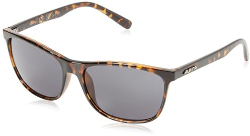 ALPINA JAIDA - Verspiegelte und Bruchsichere Sonnenbrille Mit 100% UV-Schutz Für Erwachsene, havana gloss, One Size