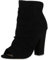 VAN HILL Damen Peeptoes Blockabsatz Basic Trendy Schuhe 213678 Schwarz 38