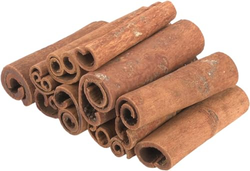 NaDeco Dicke Zimtstangen, ca. 10 cm, wählbar in 0,5 kg und 1 kg | Deko-Zimt | Zimtrinde | Deko-Stangen | Dekozimtstangen | Dekozimt | Bastelzimt | Weihnachtsdeko | Adventsdeko, Gewicht:0.5kg