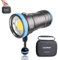 LetonPower Seal CB Linterna de Buceo, luz Video Buceo 4000 lúmenes, lámpara de vídeo submarina 100m Resistente al Agua 94 CRI Linterna de Buceo Profesional para fotografía de Buceo
