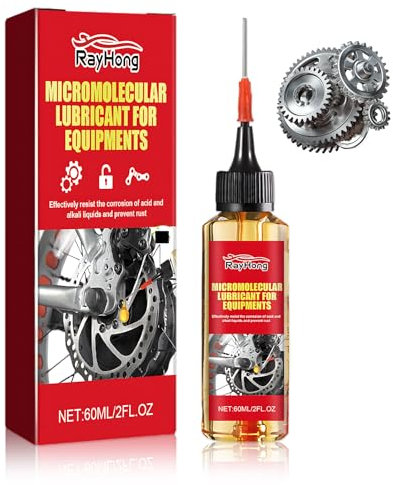 Allony Bike Lube, Bike Chain Lube, Wet Lube Bike Chain Oil, Bicycle Chain Bearing Synthetic Oil Lubricant Bike lube Chain for door Locks, Bicycle Chains, Motorcycles, Electric Fans and Auto Parts-60ml
