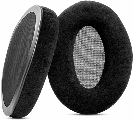 DowiTech Cuscinetti auricolari di ricambio in tessuto morbido compatibili con le cuffie Philips SHD8850/12 SHD8800/12 con tessuto confortevole e memory foam